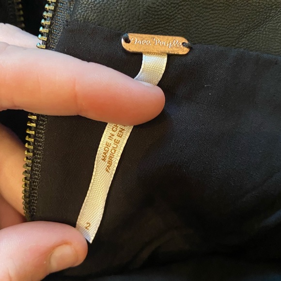 FREE PEOPLE pleather skirt - Picture 4 of 4